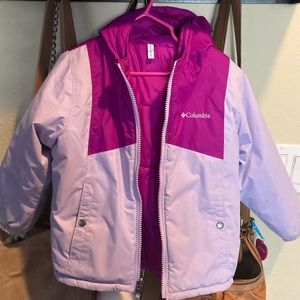 Columbia reversible 4T girls jacket